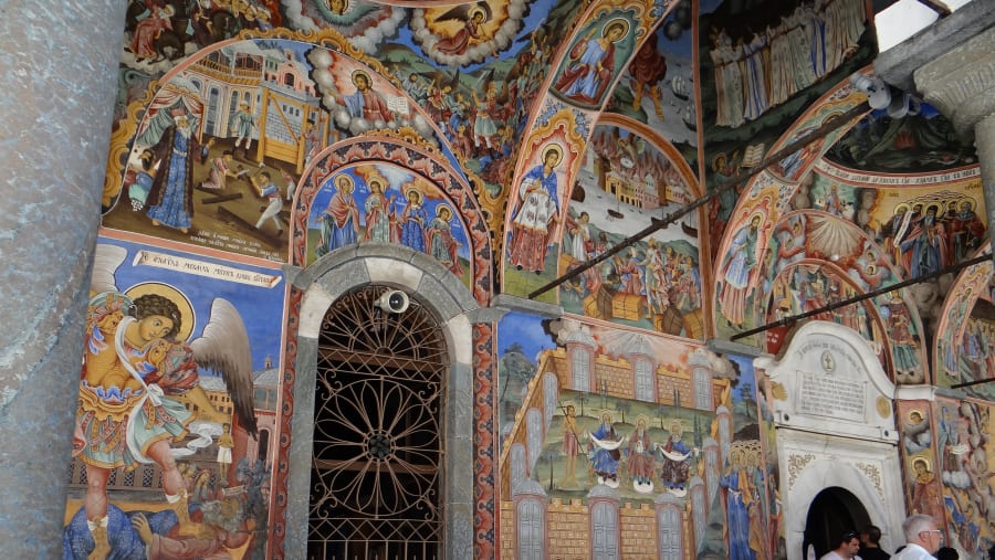 Ancient Fresco style painting