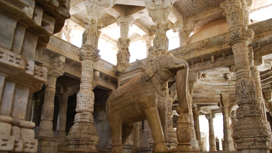 Inside Part of Ranakpur Temple