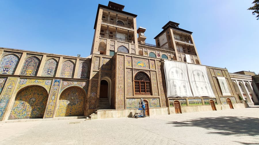 Admire Golestan Palace
