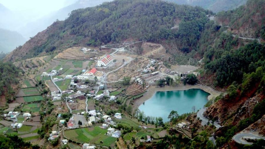 View a Beautiful Landscape at Khurpatal Viewpoint