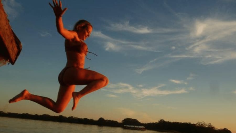 Swim at the Amazon River