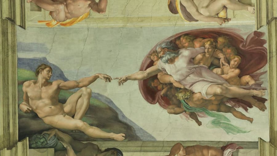 The Creation of Adam, Sistine Chapel, Vatican City