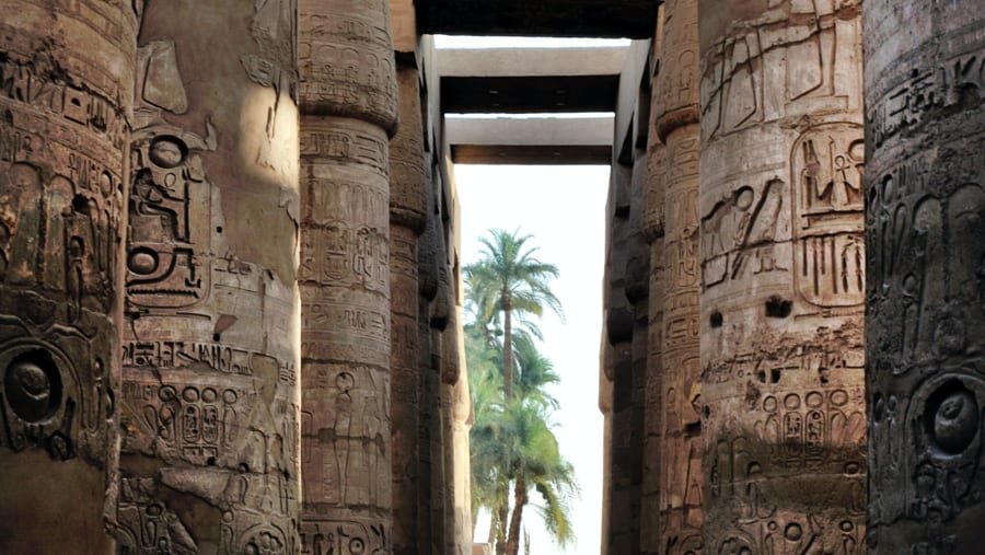 marvel at the hieroglyphs