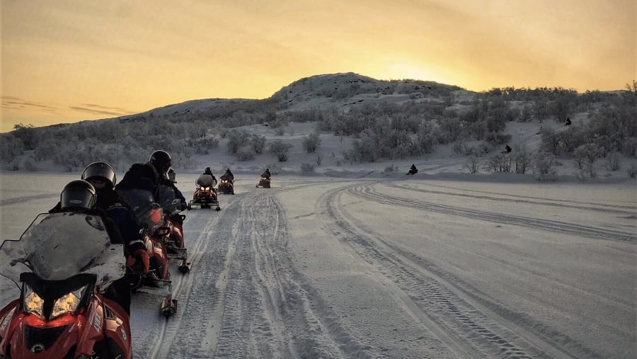 Crossing the river valley