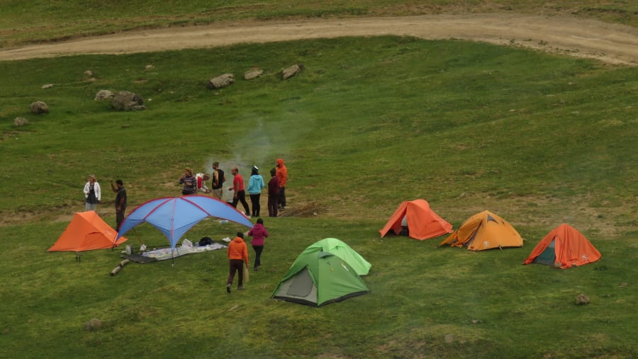 Central Alborz campsite