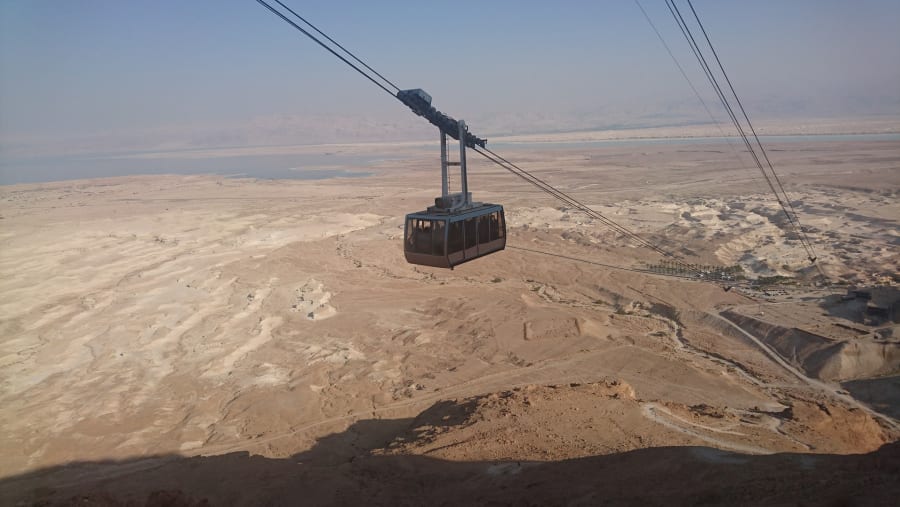 Cable Car Ride to Masada Clifftop Fortress