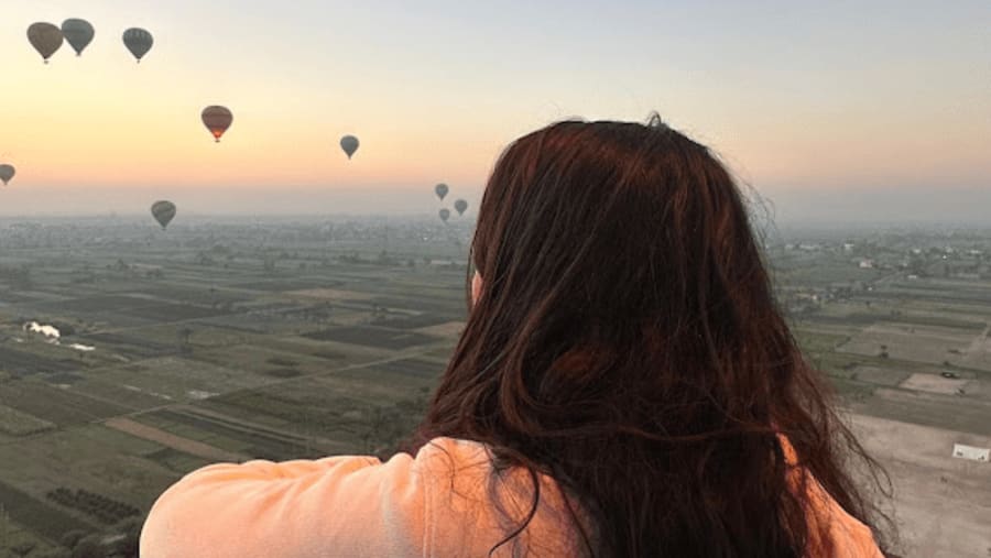 Hot air balloon ride