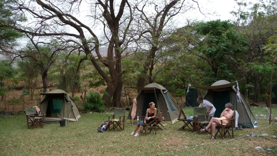 Rest and camp at the Nyani Campsite in Tanzania