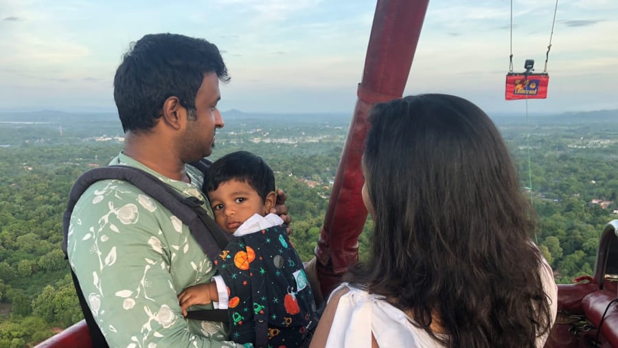 Hot air balloon ride