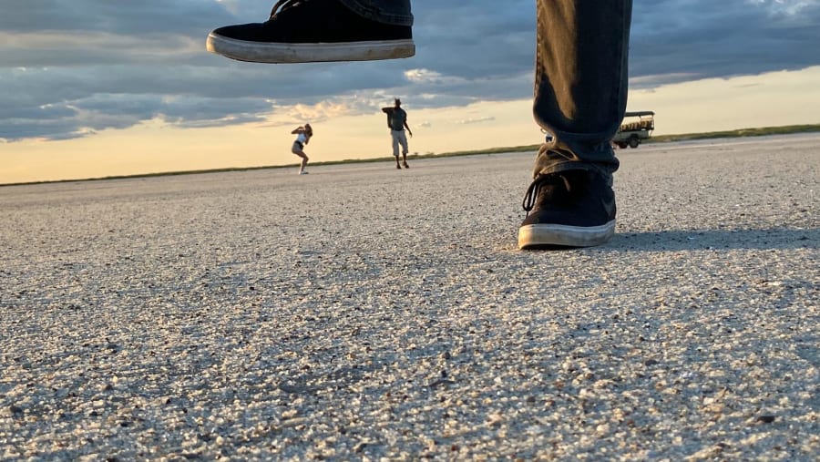 Makgadikgadi salt pan
