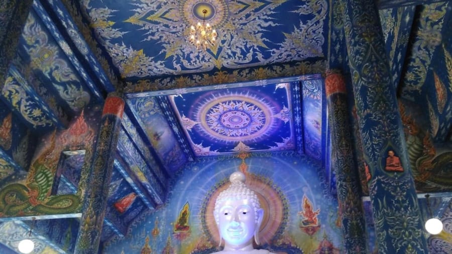 Blue Buddha of Blue Temple