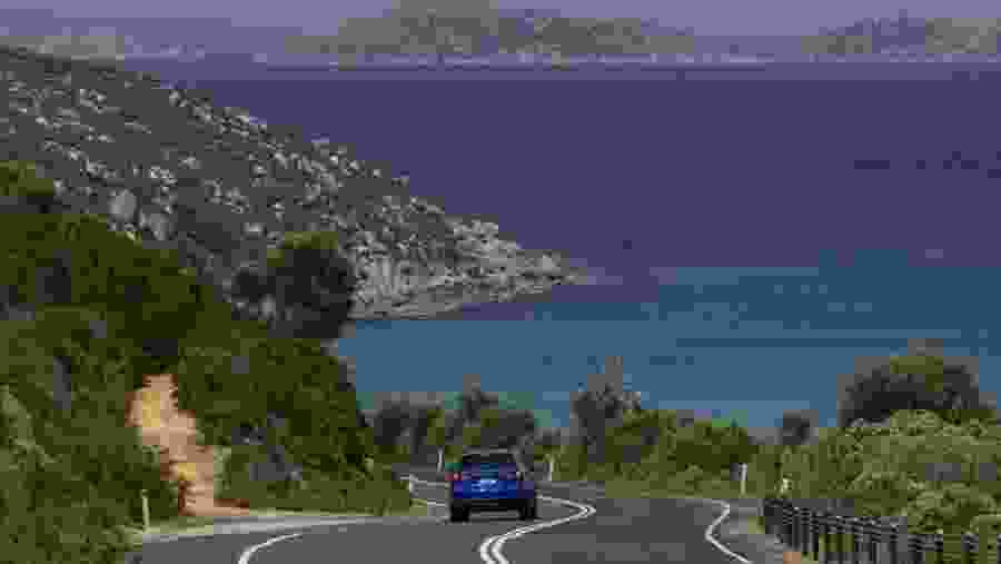 Coastal view approaching the Wilsons Promontory National Park