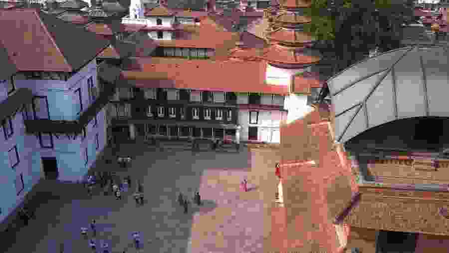 Courtyard Of Patan Old Palace, Nepal