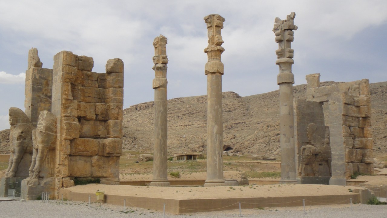 Shiraz gardens, Persepolis ceremonial terraces, Pasargadae ruins, Necropolis tombs