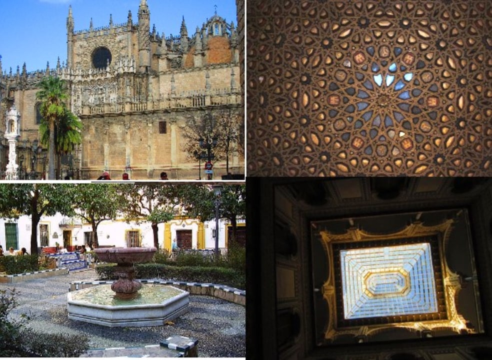 Seville Cathedral, The Giralda, Santa Cruz neighbourhood