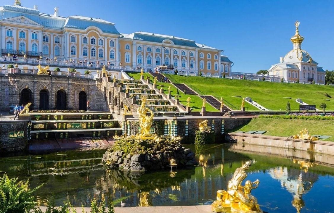 Peterhof Palace, Grand Cascade, Lower Garden, Throne Room