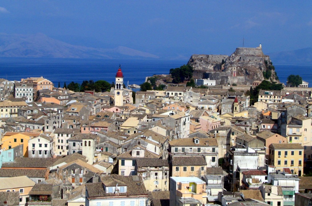 Achilleion (Corfu), Mouse Island and the Vlacherna Monastery, Palaiokastritsa beaches, Bella Vista in Lakones