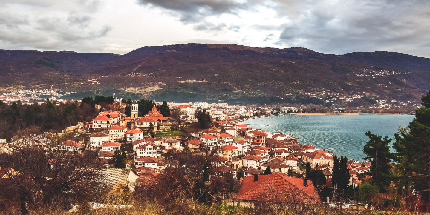 Ohrid, old village, old monastery, old dead volcano