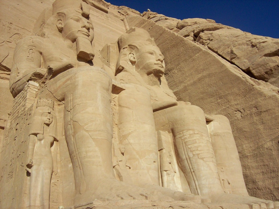 rock-carved Abu Simbel, Temple of Ramses II, Temple of Queen Nefertari