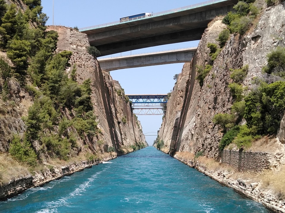 Corinth Canal, Greece, Ancient Theatre of Epidaurus