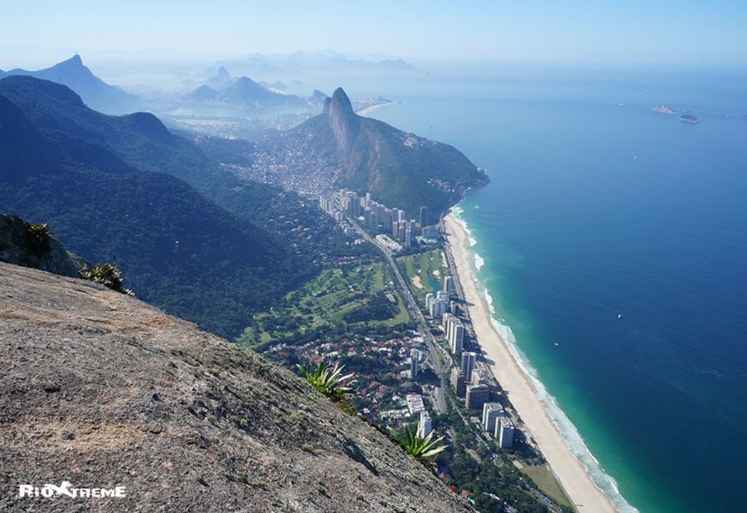 Pedra da Gávea summit, Tijuca Forest, Rio de Janeiro skyline