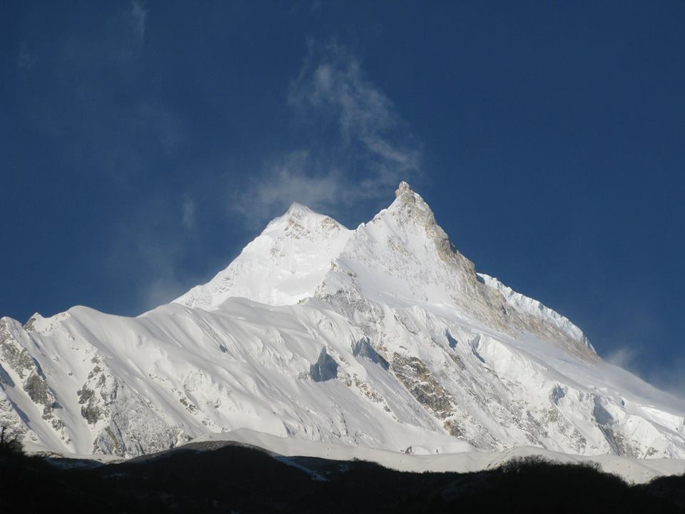 Samagaon village, Larke Glacier, Larke-la Pass, Mt. Manaslu