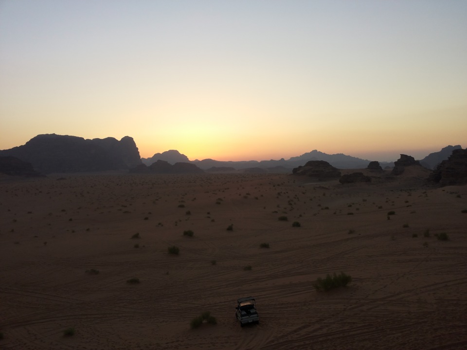 Wadi Rum desert, Amman Citadel hilltop, Roman Theatre ruins, King Abdullah Mosque