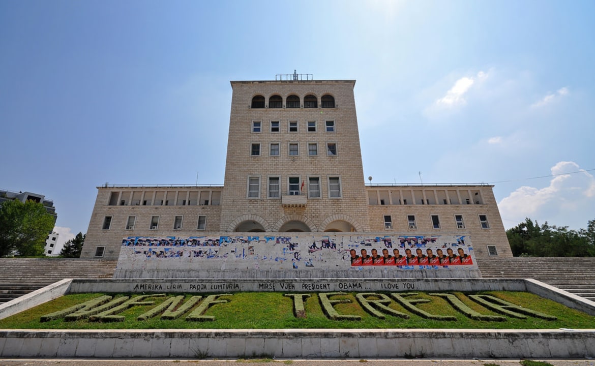 Skanderbeg Square, Et'hem Bey Mosque, Pyramid of Tirana