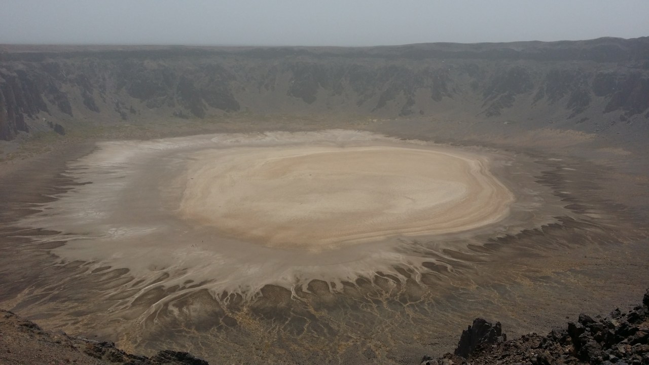 Al Wahbah crater, crater trail, Taif Saudi Arabia