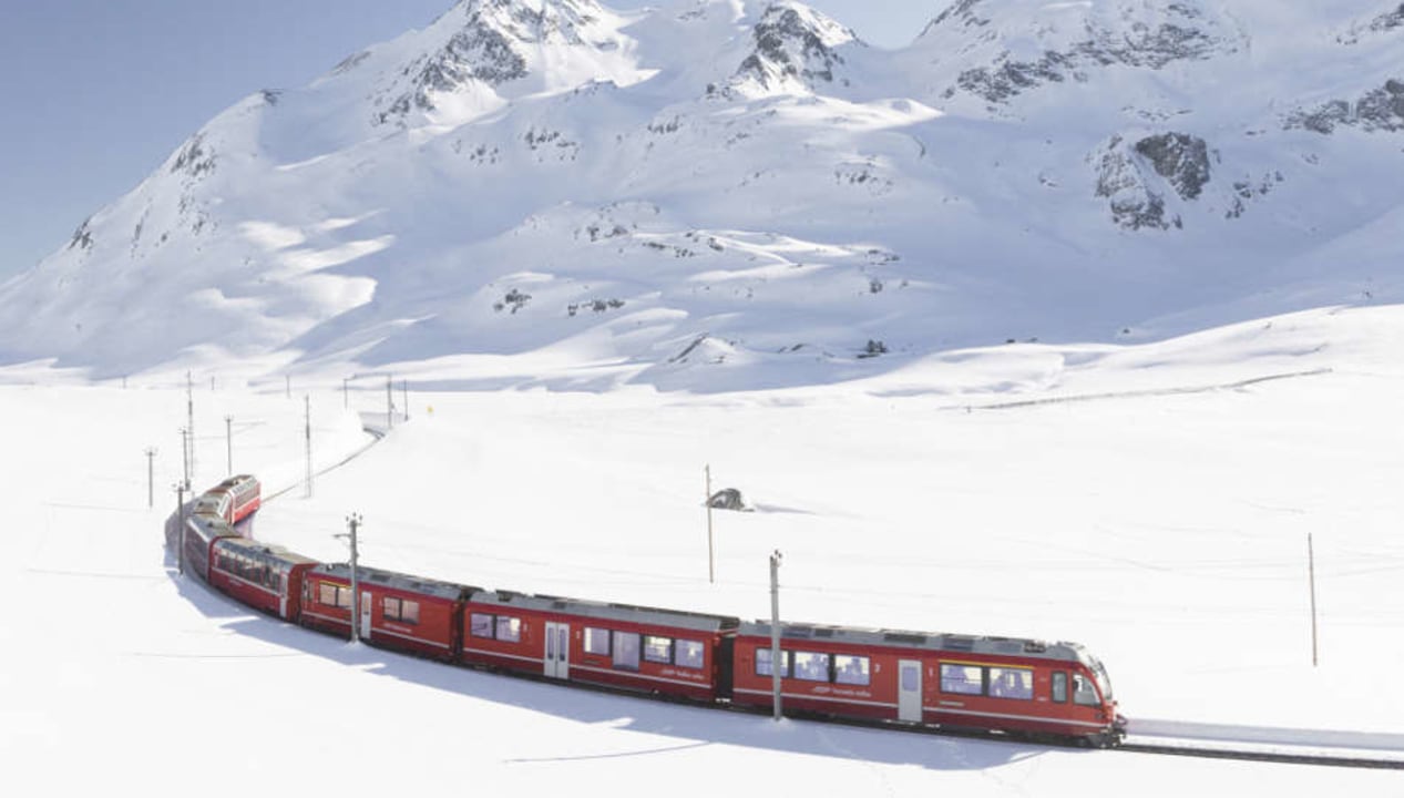 Lake Como, St. Moritz, Red Train, Tirano