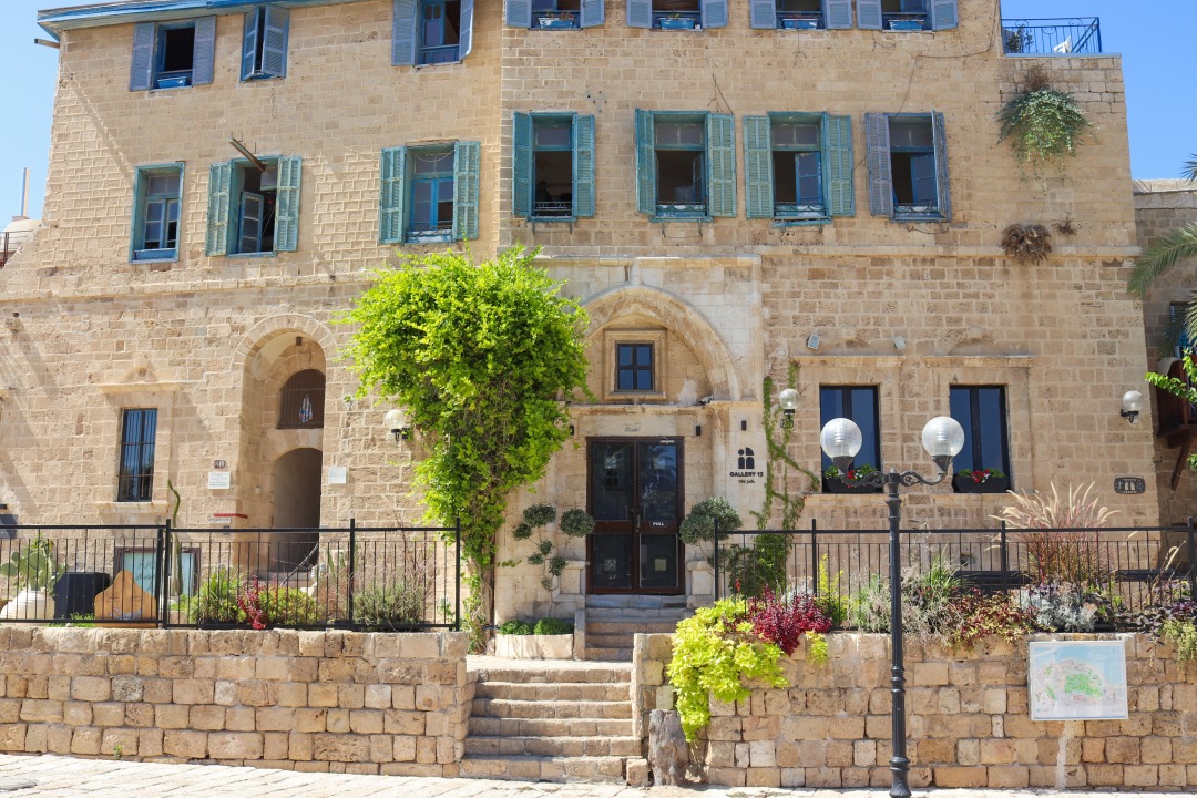 Old Jaffa alleyways, The port of Jaffa waterfront, Flea Market stalls, Tel Aviv coastline