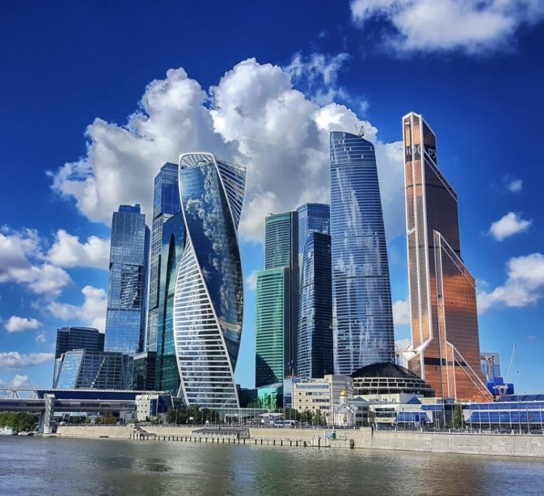 Vorobyovy (Sparrow) Hills, Moscow State University, Moscow City business district, Red Square