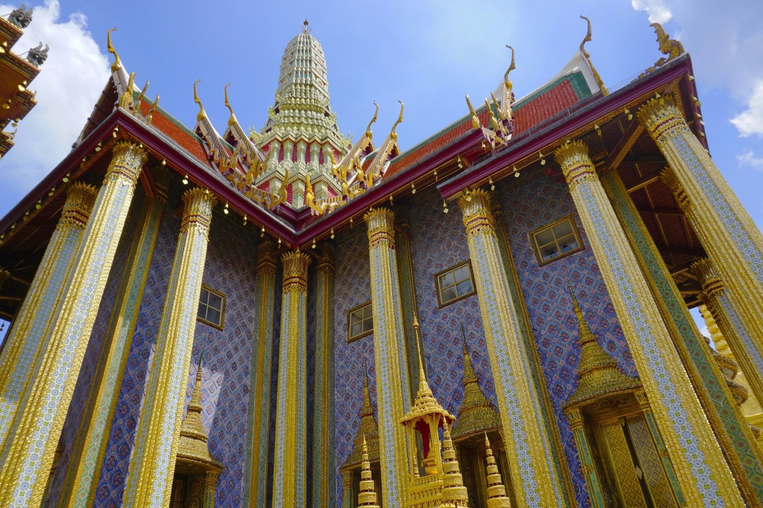 Grand Palace exteriors, Wat Phra Kaew, Throne Hall, Coronation Hall