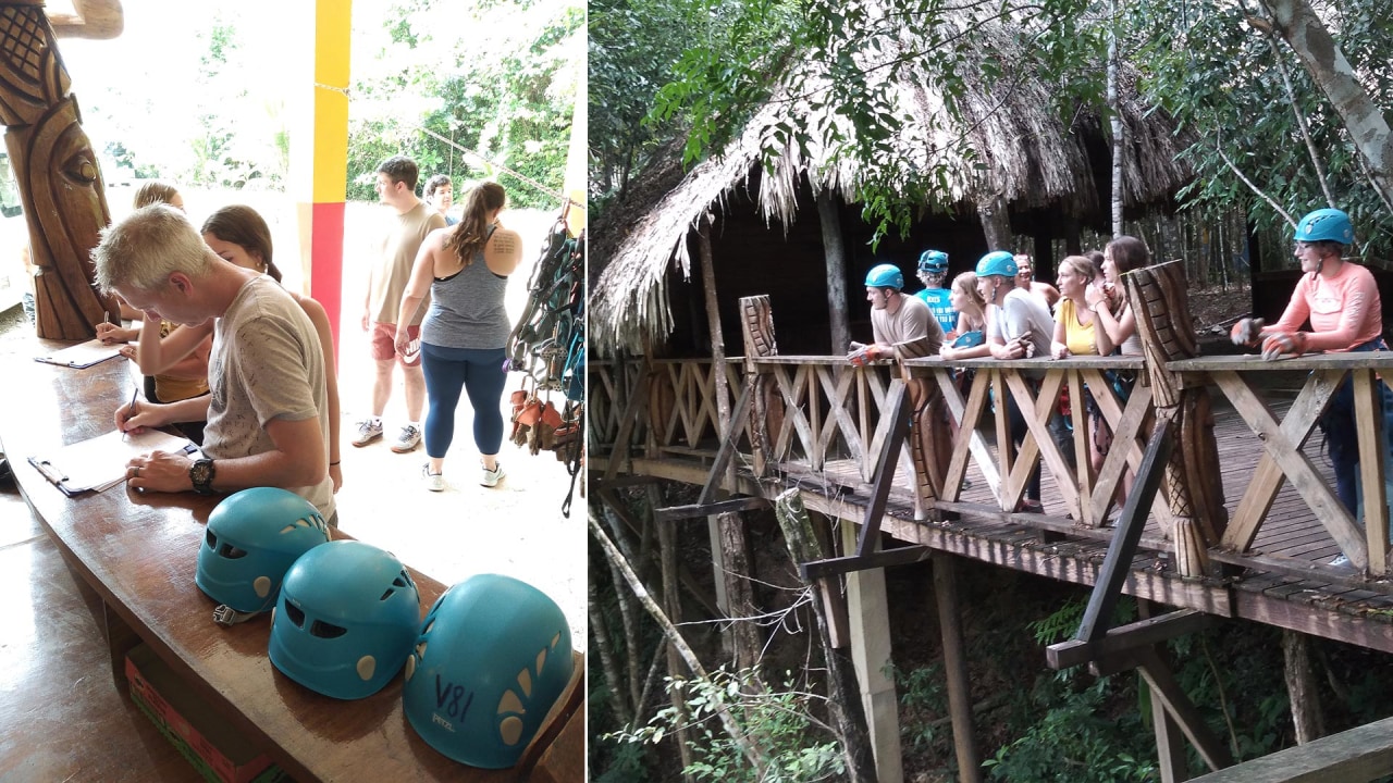 Belize, rainforest canopy, River Tubing, Maya Caves