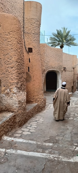 Ancient Ksour of Ghardaia, Ksar de Timimoun and palm groves, Taghit rock engravings, orange sand dunes