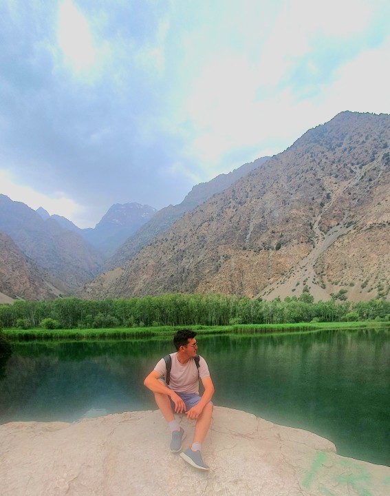 Iskanderkul Lake, Iskanderkul Waterfall, Zarafshan Valley, Fann Mountains