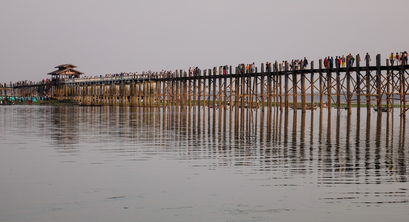 Mandalay Palace, Shwe Kyaung Monastery, U-Bein Bridge