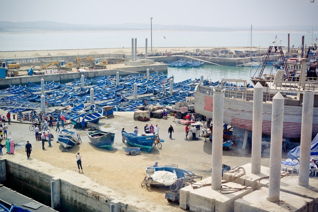 Medina of Essaouira, lively harbour, long sandy beaches