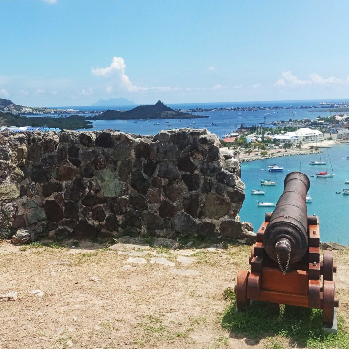Great Salt Pond, Philipsburg, Emilio Wilson Park, Fort St. Louis