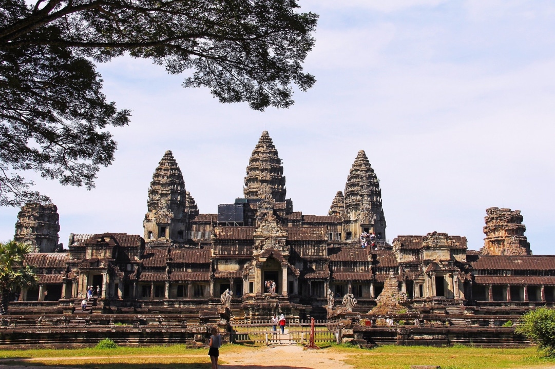 Angkor Wat, Bayon, Ta Prohm tree-entwined ruins