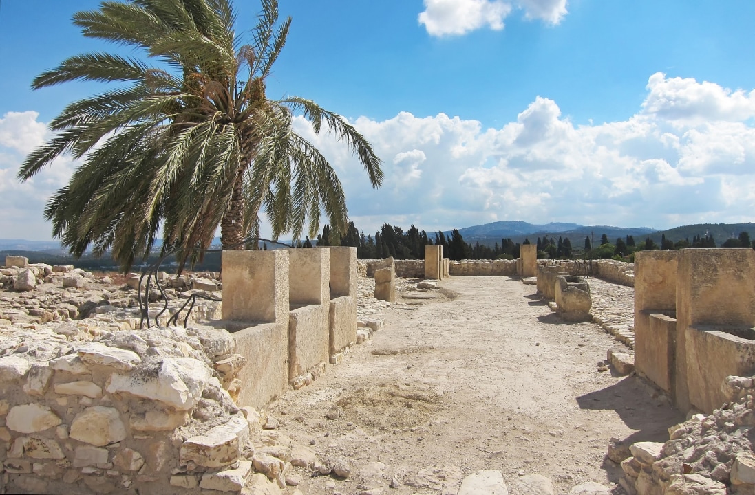 Megiddo National Park Canaanite and Israelite remains, Israelite water system, Beit She'an National Park Roman city ruins