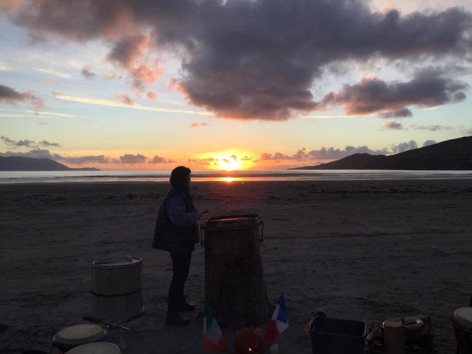Inch Strand, cliffside Slea Head, Beehive Huts, Kilmalkedar Church