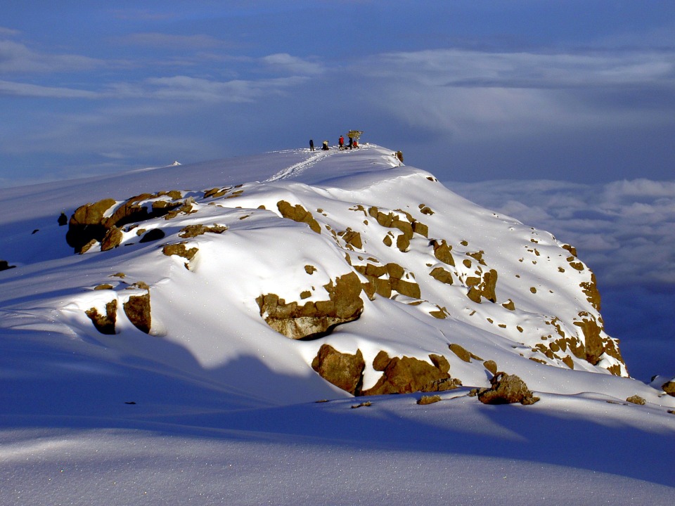 African savannah, Mawenzi, Kibo Saddle, Uhuru Peak