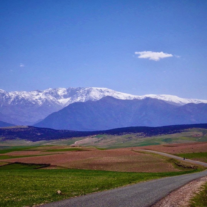 Imlil villages, High Atlas Mountains, Oukaimden summit