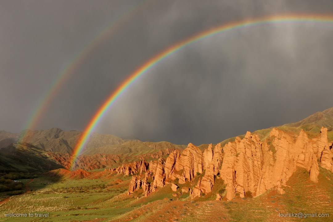 Turgen Gorge, Don-Zhailyau Plateau, Red Rocks, Bartogai Reservoir