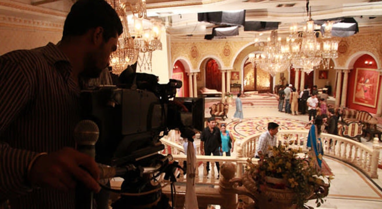 Mumbai port, working film set, dance hall, visual effects studio