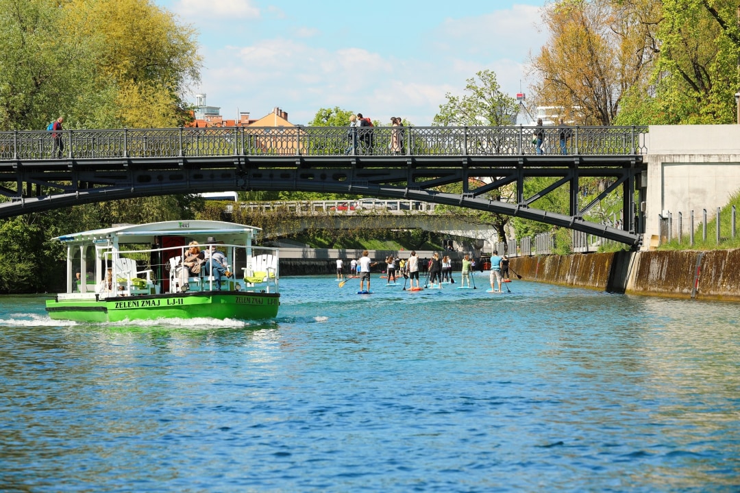Prešeren Square, Triple Bridge, River Ljubljanica, Dragon Bridge