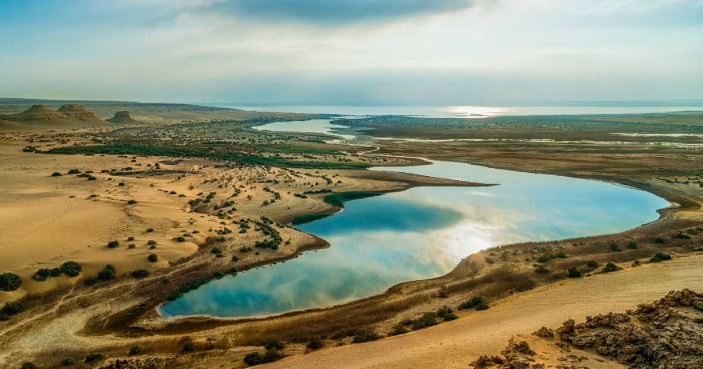 Wadi El Hitan, Mudawara Mountain, Wadi El Rayan waterfalls
