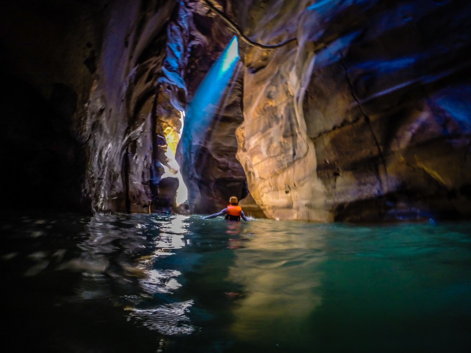 Wadi Mujib canyon, Petra, Wadi Rum dunes, Rqabat canyon