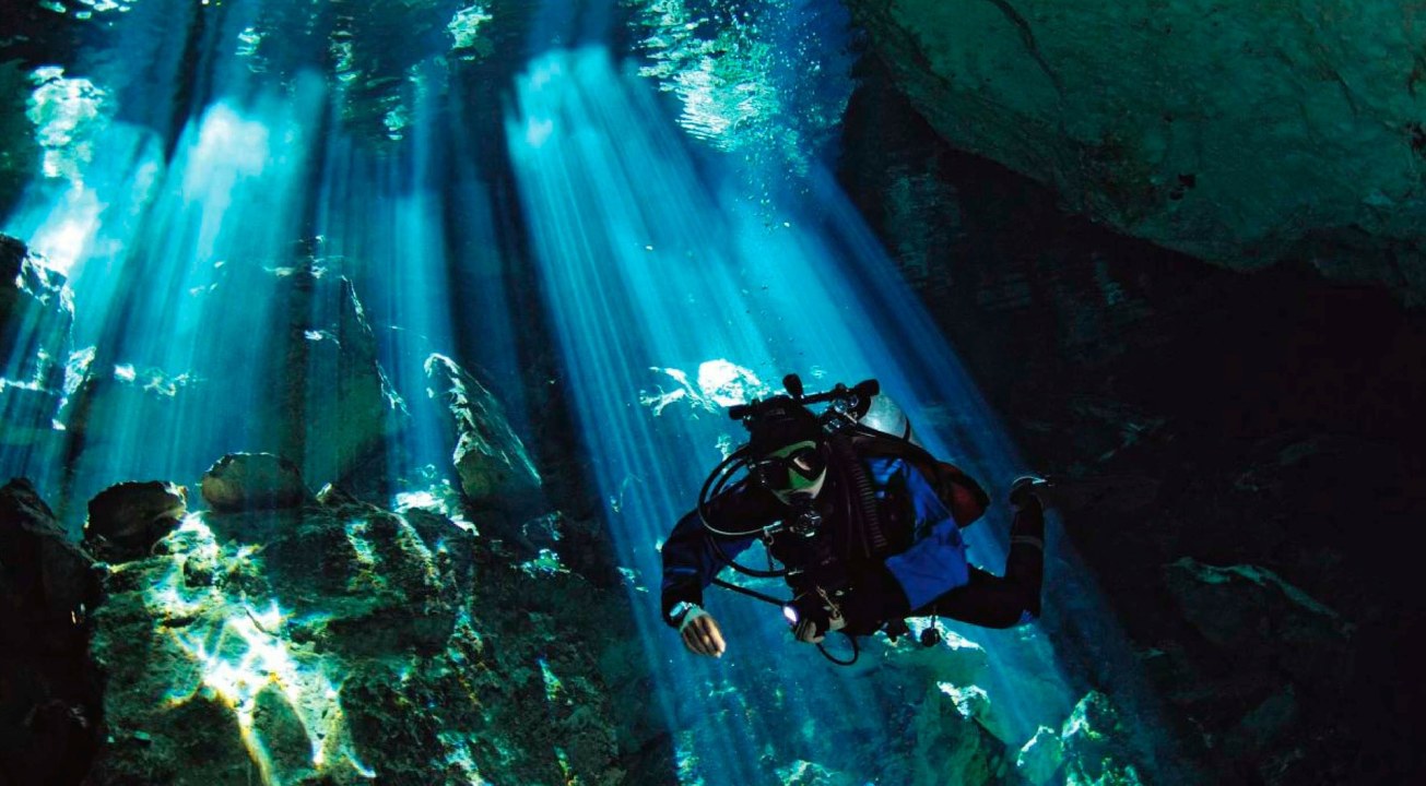 Tulum Ruins, coral reef, ancient cenote